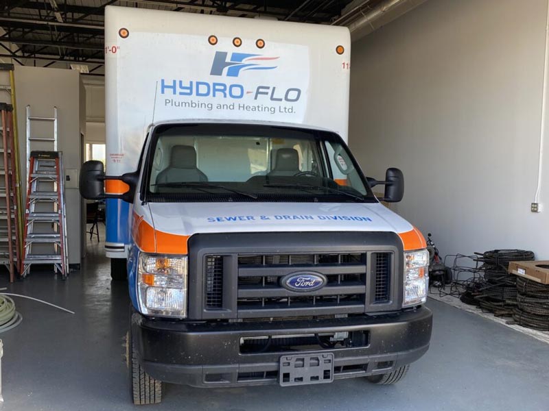 Hydro-Flo sewer truck