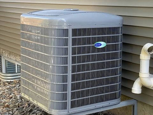 Carrier AC unit outside