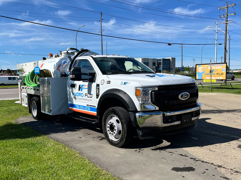 Hydro-Flo sewer truck