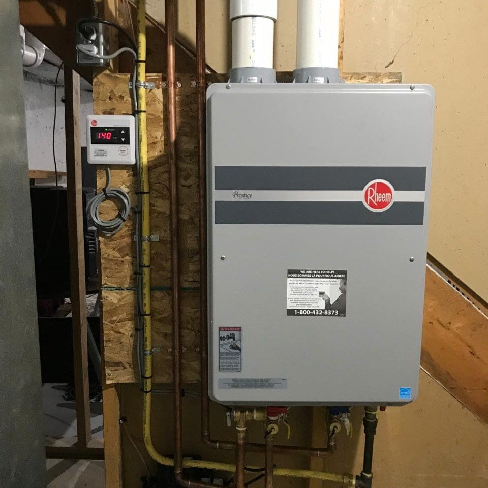 Furnace Installation done by Hydro-Flo in Edmonton, Alberta